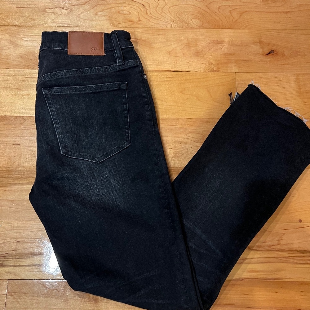 J Crew Black Jeans Size 28